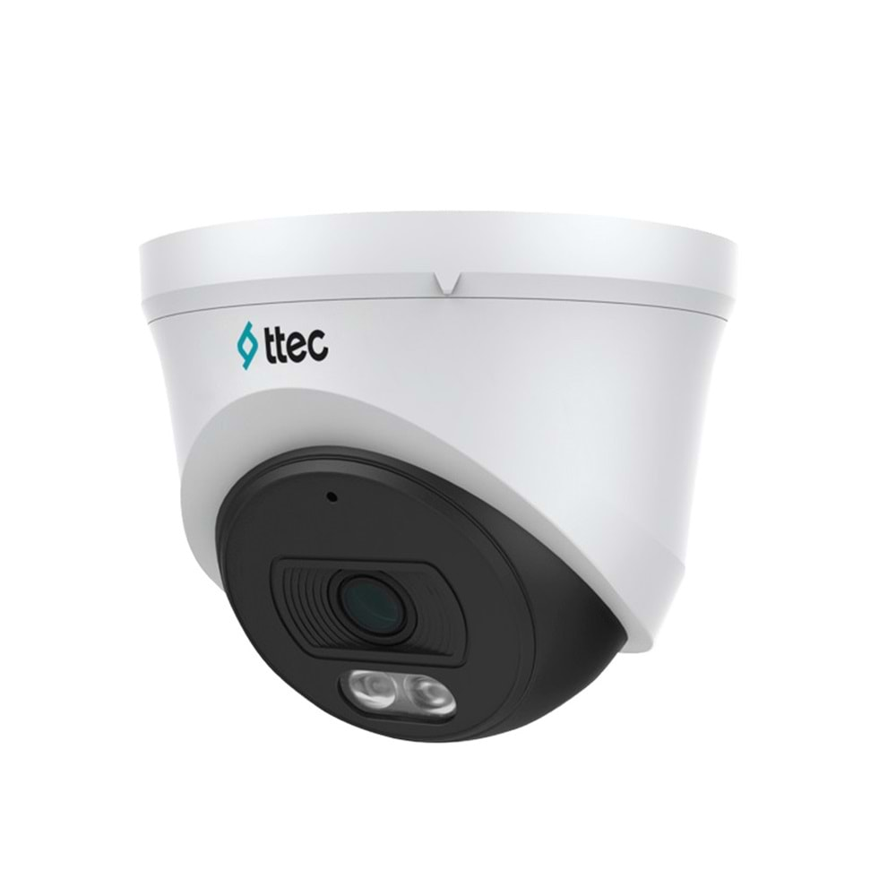 Ttec Defend IPDP-2330M-M(B) 2MP 2.8mm H265+ Micro SD PoE IP Dome Kamera(Sesli)(30Mt)