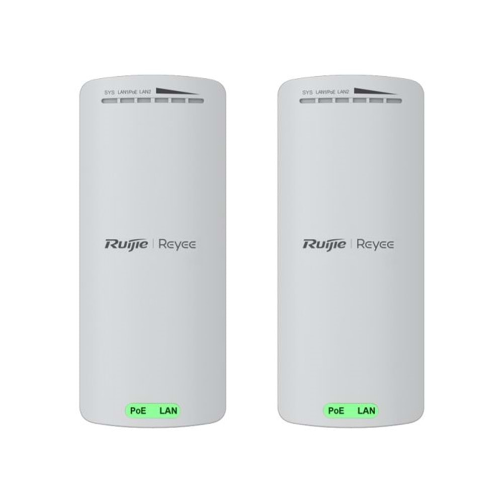 Ruıjıe-Reyee RG-EST100-E Outdoor 300Mbps 2.4Ghz Noktadan Noktaya Access Point (Takım)