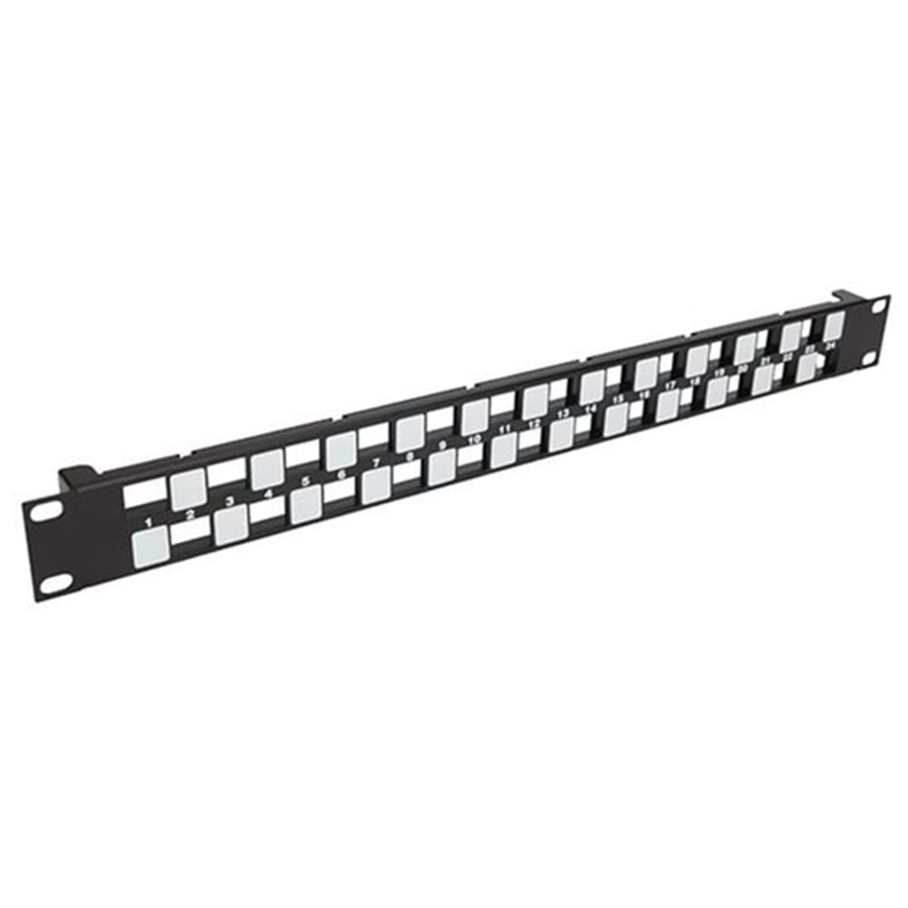 OJC 24 Port Boş Cat6 UTP Patch Panel