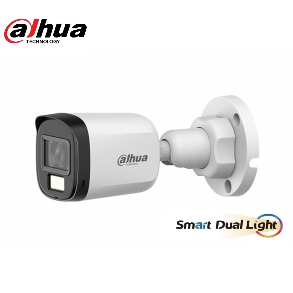 Dahua HAC-B1A21P-U-IL 2MP 3.6mm Akıllı Dual Light Bullet Kamera(30Mt.)