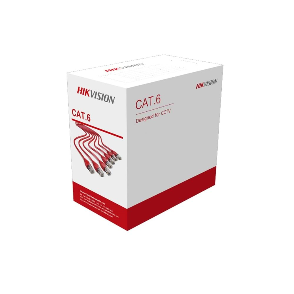 Hikvision DS-1LN6U-G 23 AWG CAT6 UTP 305mt Bakır Network Kablo