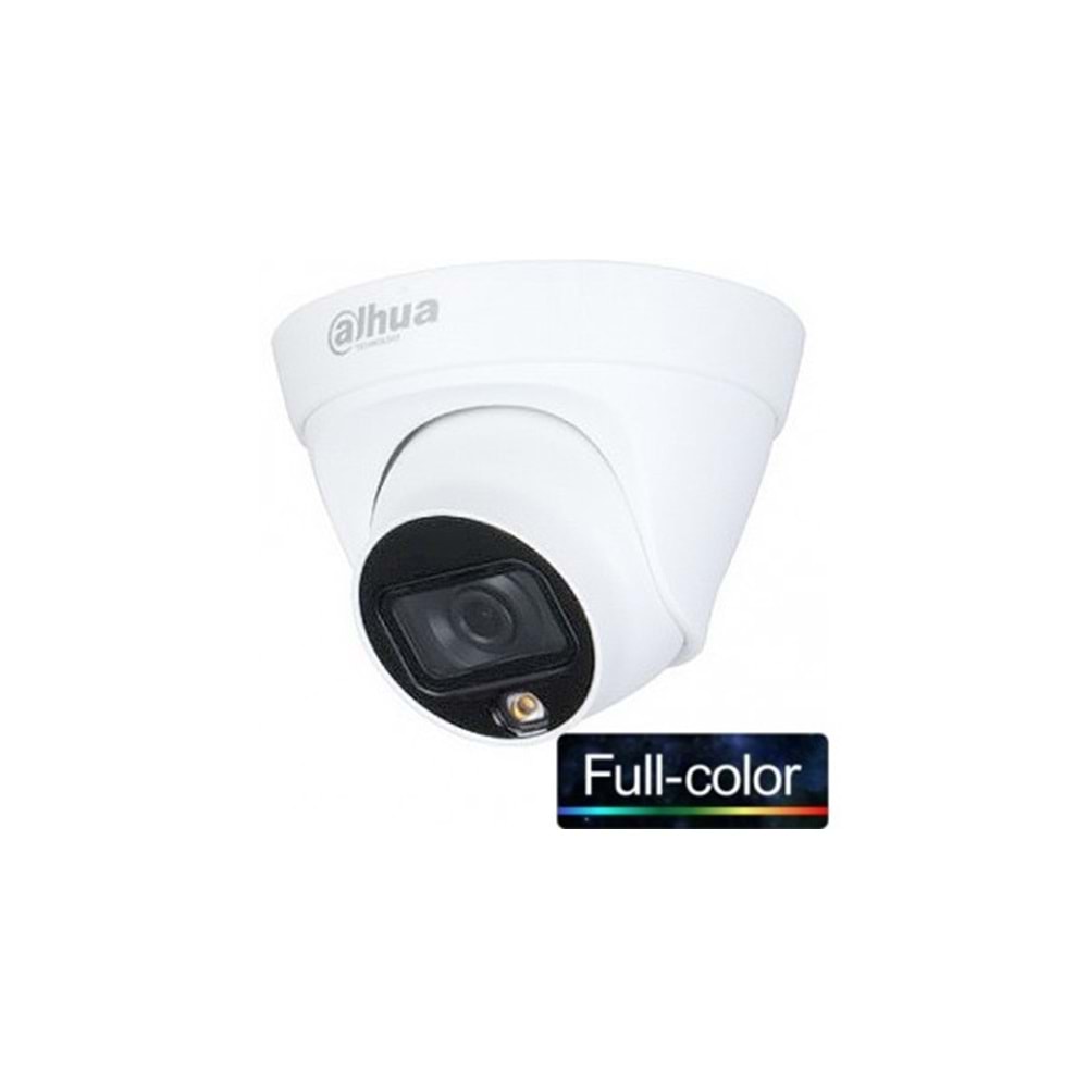 Dahua HAC-HDW1209TLQ-LED-0280B 2MP 2.8MM 1080P HDCVI Full Color IP67 Metal Dome(20Mt)