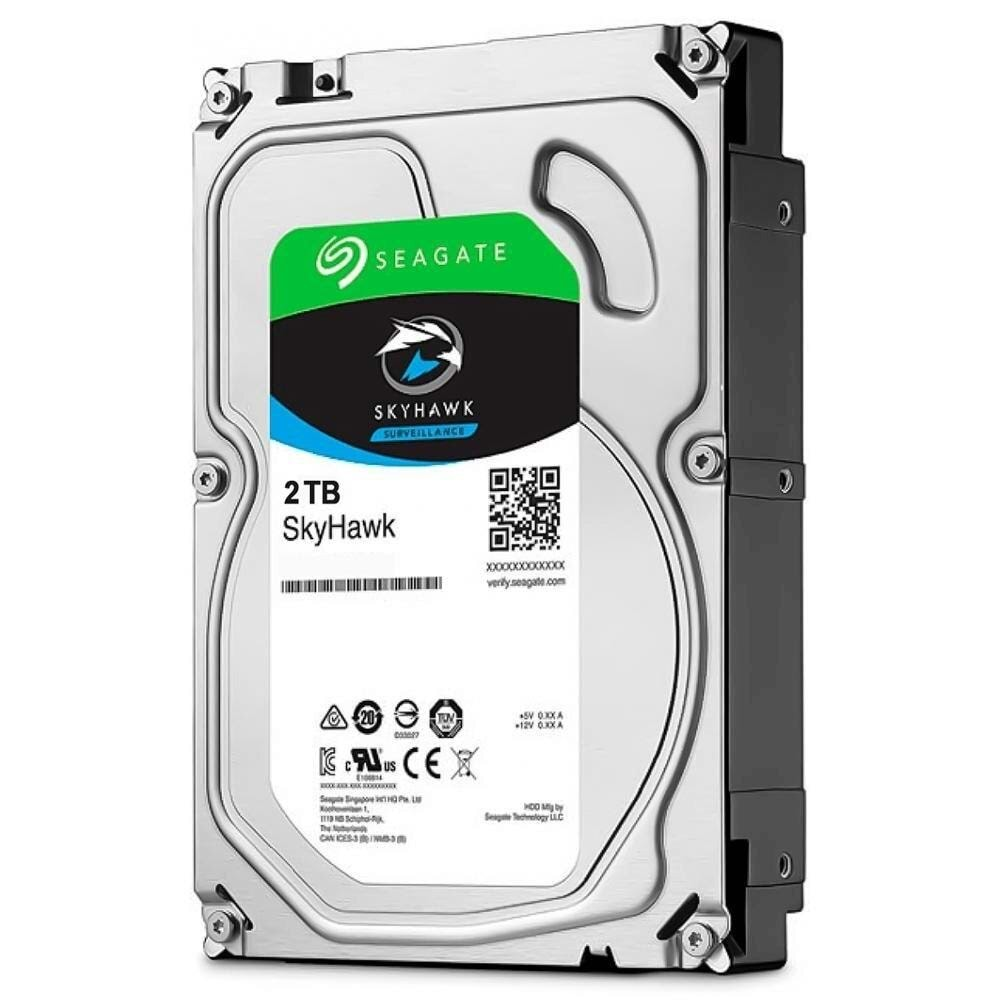 Seagate Skyhawk 3,5 2TB 5900 256MB 7/24 ST2000VX015 (Distribütör Garantili)