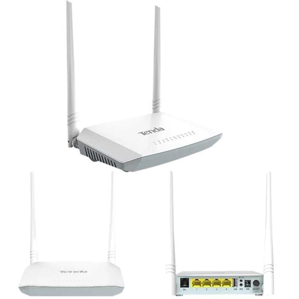 Tenda V300 4Port Wifi-N 300Mbps Vdsl2 Modem