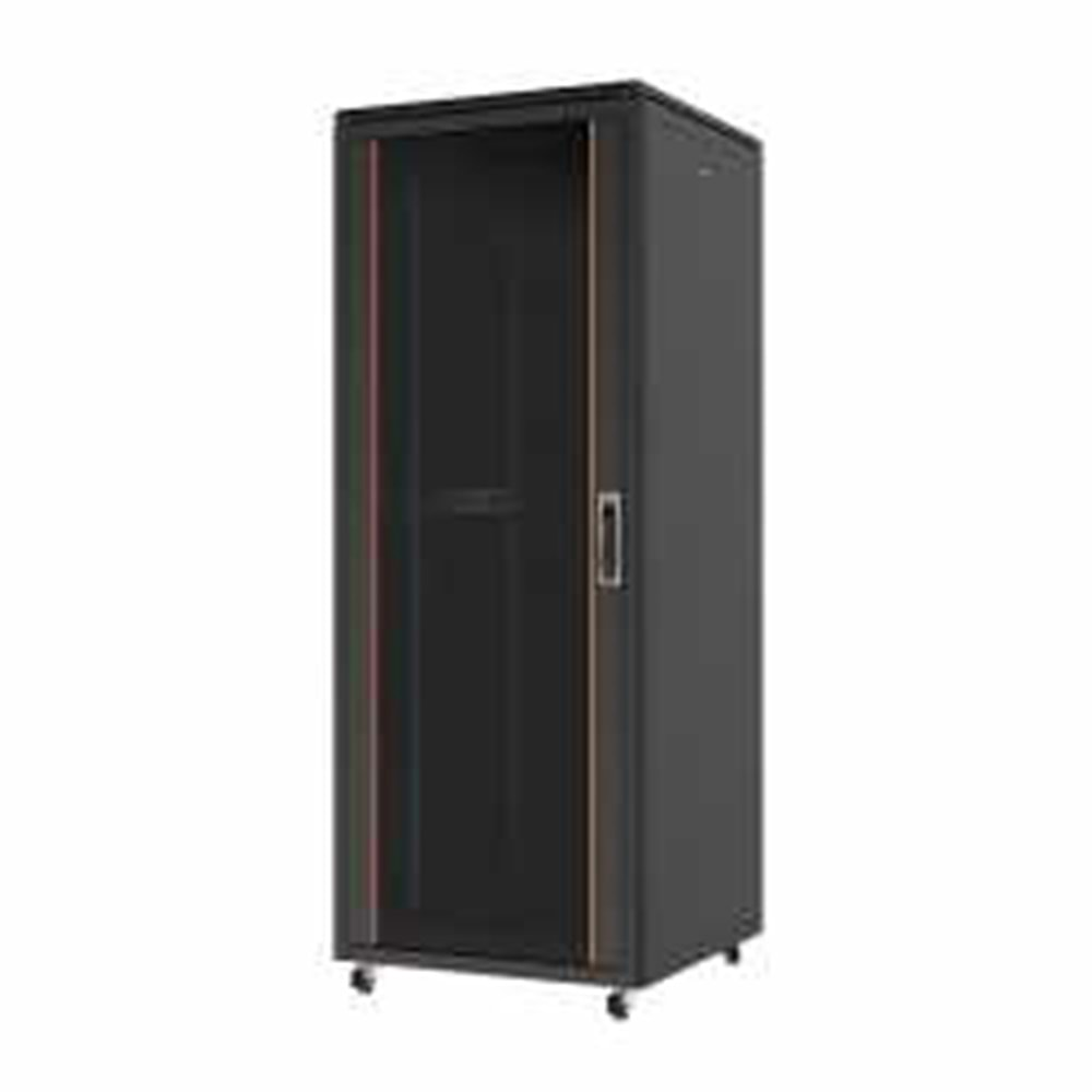 Ager 22U AGR22U6060E 600X600 Vega Serisi Dikili Tip Kabinet Siyah (Tekerlek Takımı Dahil)