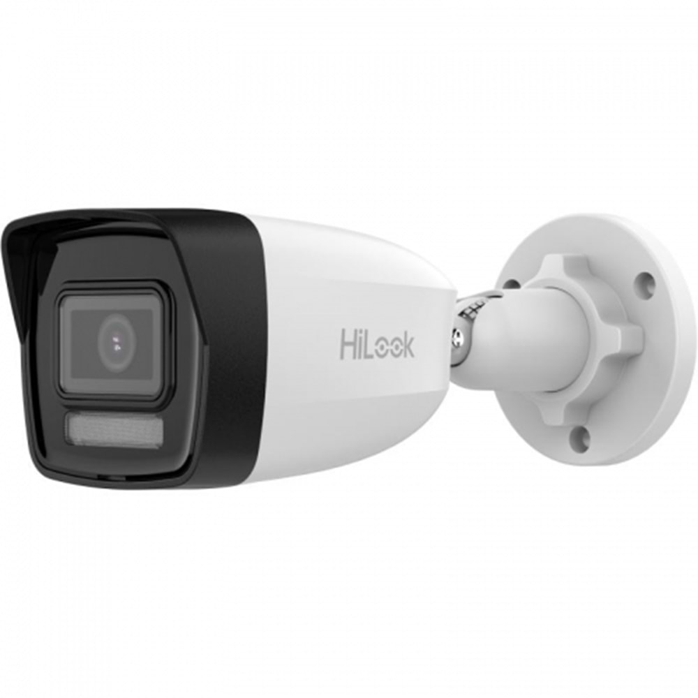 Hilook IPC-B140HA-LU 4MP 2.8mm H265+ Dual Light IP67 PoE Bullet IP Kamera(Sesli)(30Mt)