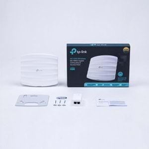 Tp-Link OMADA EAP225 1Port Gbit Poe AC1350 Dual Band Tavan tipi AktifPoe Access Point