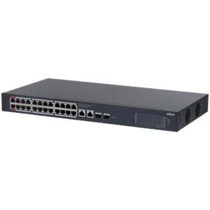 Dahua CS4228-24GT-240 24 Port 2GB Uplink 2 SFP Yönetilebilir PoE Switch