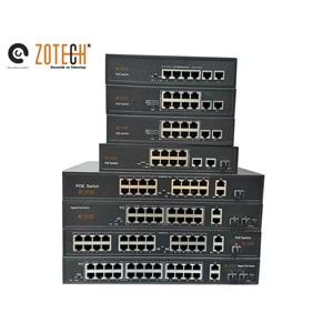 Zotech ZT-SW-8P2UGB1SF (8+2+1) 8P MB PoE 2P GB Uplink 1P SFP PoE Switch