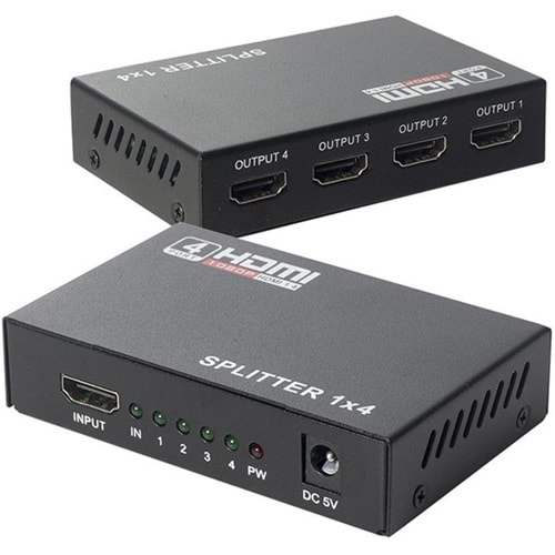 HDMI Splitter Çoklayıcı 4Port 1x4