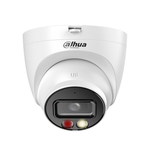 Dahua IPC-HFW1249T-S-IL 2MP 2.8mm Smart Dual Light H265+ PoE Dome IP Kamera(Sesli)(30Mt)