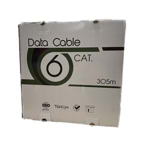 Zotech 6024305 24Awg Cat6 Network Kablo 0,51mm U-UTP Kutu(305Mt)