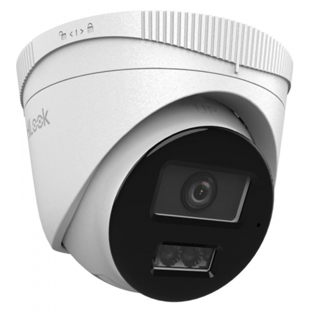 Hilook IPC-T240HA-LU 4MP 2.8mm H265+ Dual Light IP67 PoE Dome IP Kamera(Sesli)(30Mt)